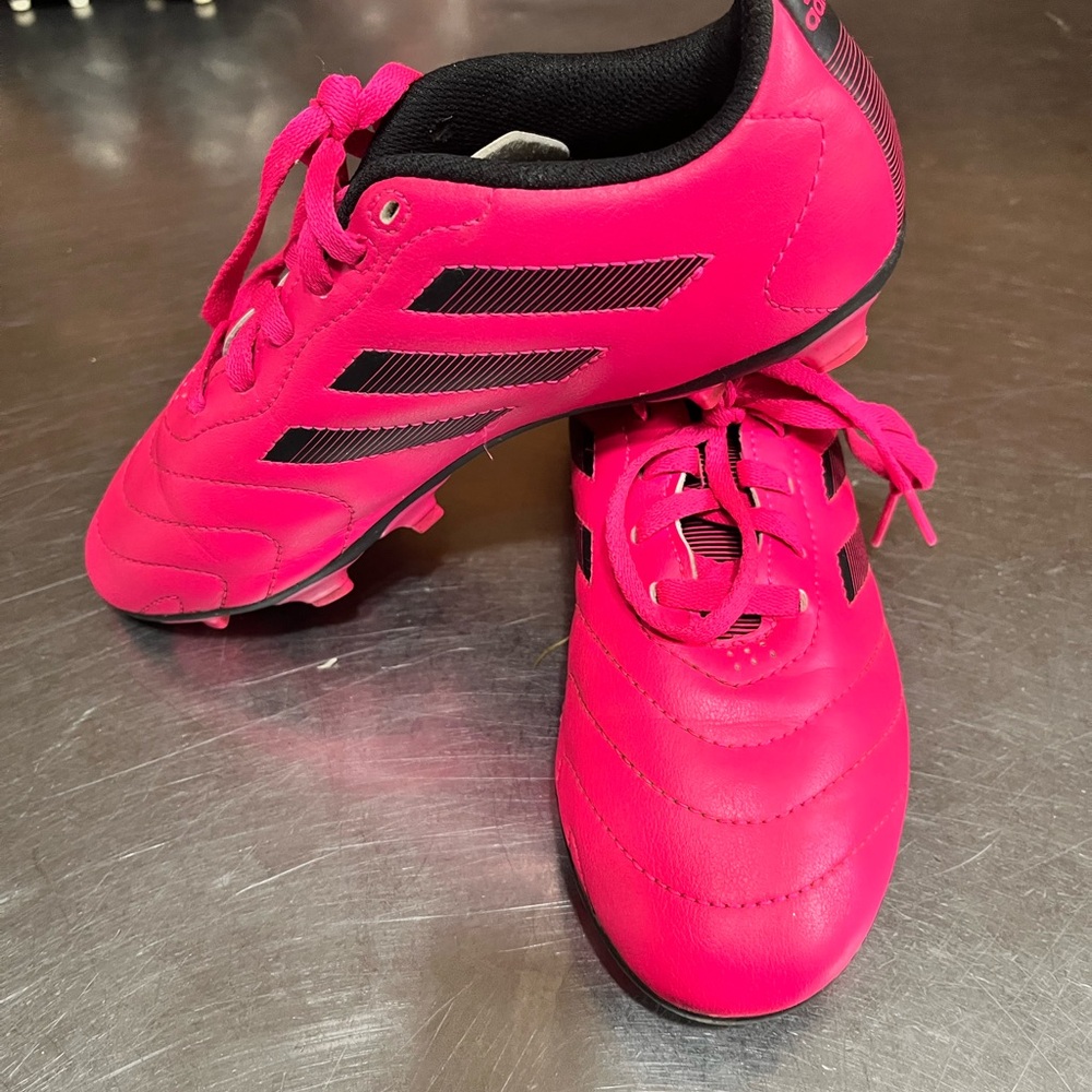 Adidas Kids Fuchsia Soccer Sneakers